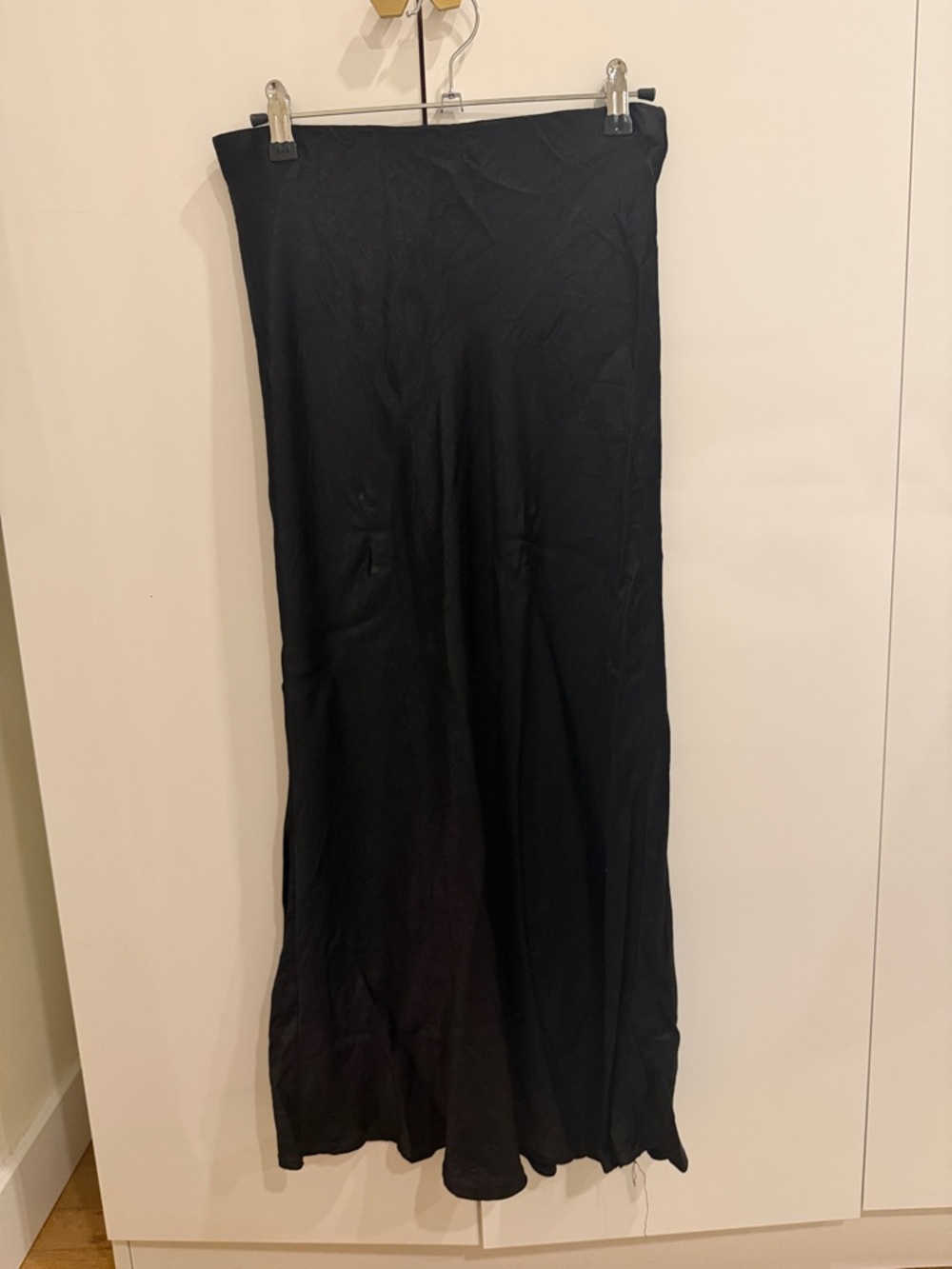 Women's Black Maxi Skirt - Sleek Everyday Essential